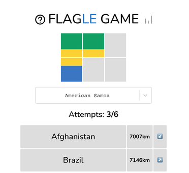 GitHub - pla324/flagle: A flag game inspired by Wordle